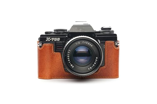 Handgefertigt aus echtem echtem Leder halbe Kamera Tasche Tasche Abdeckung für Minolta X-700 X700 Rufous Farbe Handgefertigt aus echtem echtem Leder halbe Kamera Tasche Tasche Abdeckung für Minolta X-700 X700 Rufous Farbe von TP Original
