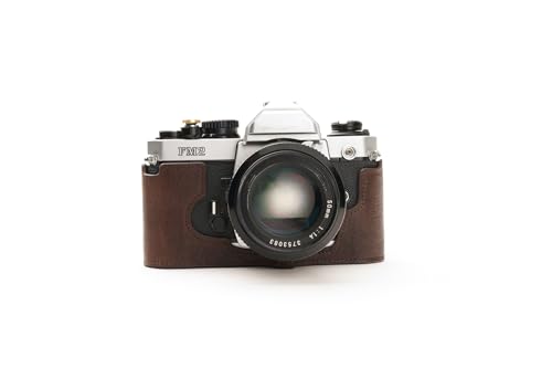 Handgefertigt aus echtem echtem Leder halbe Kamera Tasche Tasche Abdeckung für Nikon FM2 FM FM2n FE FE2 dunkelbraune Farbe Handgefertigt aus echtem echtem Leder halbe Kamera Tasche Tasche Abdeckung für Nikon FM2 FM FM2n FE FE2 dunkelbraune Farbe von TP Original