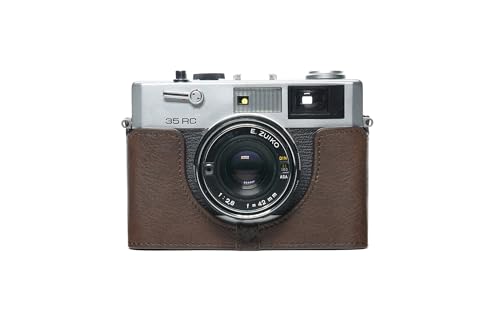Handgefertigt aus echtem echtem Leder halbe Kamera Tasche Tasche Abdeckung für Olympus 35 RC dunkelbraune Farbe Handgefertigt aus echtem echtem Leder halbe Kamera Tasche Tasche Abdeckung für Olympus 35 RC dunkelbraune Farbe von TP Original