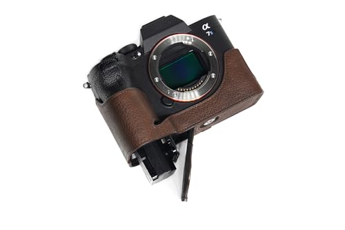 Handgefertigt aus echtem echtem Leder halbe Kamera Tasche Tasche Abdeckung für Sony A1 A7S Mark iii A7S3 dunkelbraune Farbe Handgefertigt aus echtem echtem Leder halbe Kamera Tasche Tasche Abdeckung für Sony A1 A7S Mark iii A7S3 dunkelbraune Farbe von TP Original