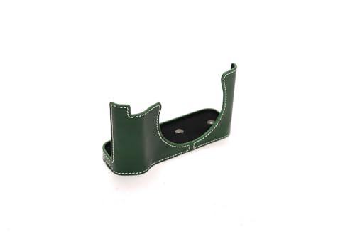 Handgefertigte Halbkameratasche aus echtem Leder für Fujifilm GFX100RF Grün Handgefertigte Halbkameratasche aus echtem Leder für Fujifilm GFX100RF Grün von TP Original
