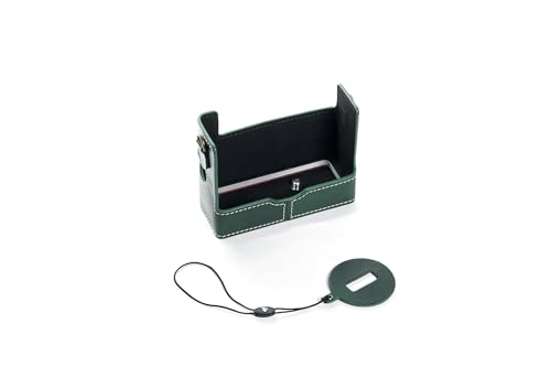 Kameratasche für Rollei 35AF aus echtem Leder, handgefertigt, Grün Kameratasche für Rollei 35AF aus echtem Leder, handgefertigt, Grün von TP Original