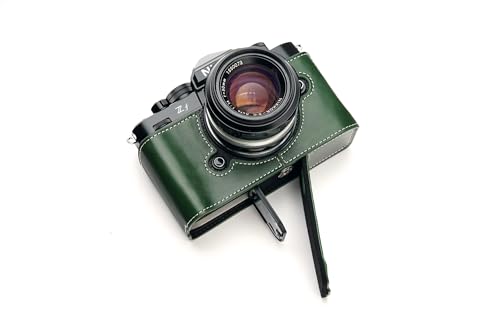 TP Original Kameratasche für Nikon Z f Nikon Zf / Zf / Zf / Echtleder, handgefertigt, Grün von TP Original