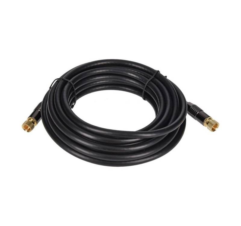 TP SAT-Kabel in schwarz, gerade 5m SAT-Halterung von TP