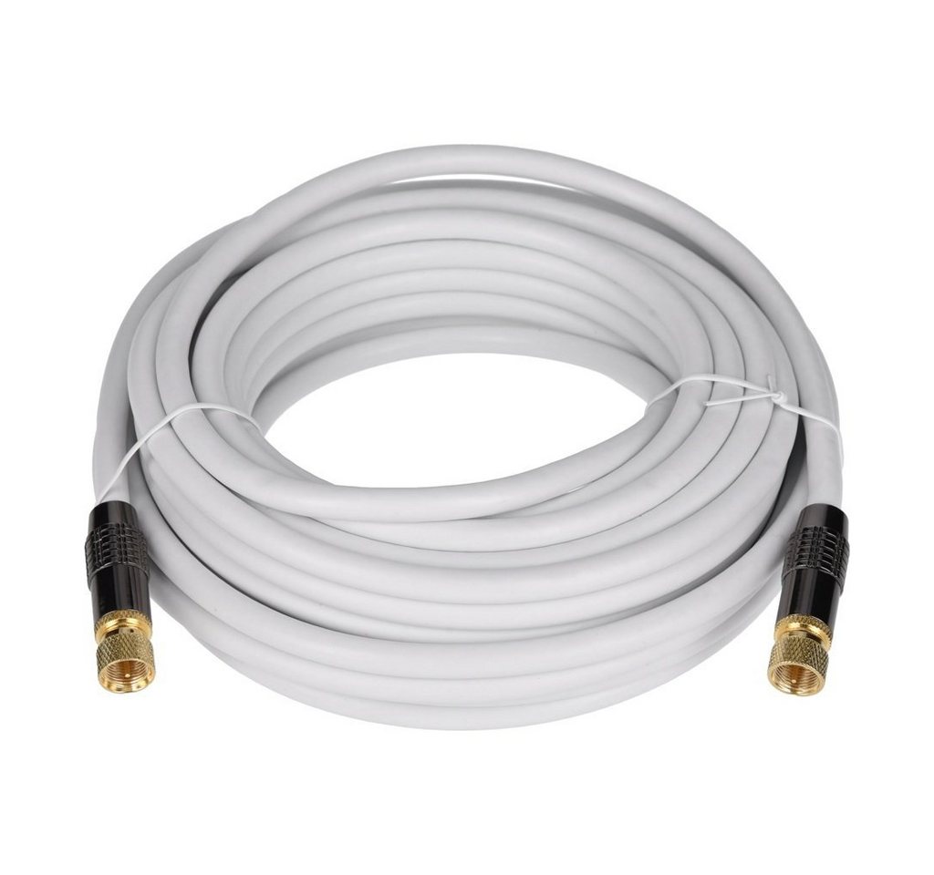 TP SAT-Kabel in weiß, gerade 10m SAT-Halterung TP SAT-Kabel in weiß, gerade 10m SAT-Halterung von TP