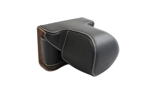 TP handgemachte echte Echtleder Voll Kamera Tasche Abdeckung für FUJIFILM XE2S X-E2 X-E1 XE2 XE1 Schwarz Farbe von TP