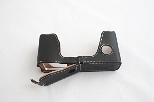 TP handgemachte echte reale lederne Halb Kamera Tasche Hülle für Fujifilm X-Pro1 Black Bottom Öffnungs Version TP handgemachte echte reale lederne Halb Kamera Tasche Hülle für Fujifilm X-Pro1 Black Bottom Öffnungs Version von TP