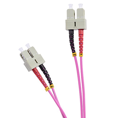 TPFNet 25m LWL Duplex Kabel SC/SC OM4 Multimode 50/125µm 10 Gigabit/s von TPFNet