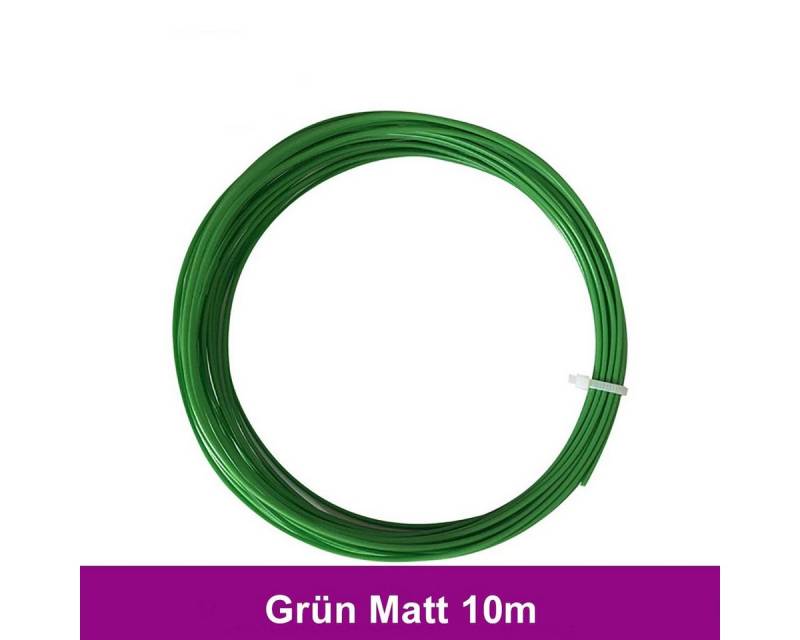 TPFNet 3D-Drucker-Stift PLA-Filament Zubehör für 3D Stift - 3D-Malerei - Kinderspielzeug, DIY-Geschenk für Kinder - Farb PLA Filament Grün Matt - 10m von TPFNet
