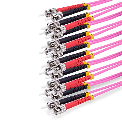 TPFNet 5er Pack 7,5m LWL Multimode Kabel ST/ST OM4 Duplex 50/125µm 10 Gigabits TPFNet 5er Pack 7,5m LWL Multimode Kabel ST/ST OM4 Duplex 50/125µm 10 Gigabits von TPFNet