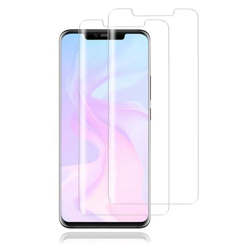 TPLTECH für Panzerglas für Huawei Mate 20 Pro Schutzfolie, 2 Stück Vollständige Abdeckung Fingerabdruck-ID Displayfolie für Mate 20 Pro Schutzglas, 9H Härte Folie für Mate 20 Pro Displayschutz von TPLTECH