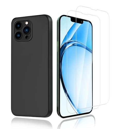 TPLTECH Für Panzerglas für iphone 13 pro Schutzfolie, [2 Displayschutz+1 Hülle], 9H Härte, HD Displayschutzfolie, Anti-Blasen, Anti-Fingerabdruck, Fingerabdruck-ID Unterstützen für iphone 13 pro von TPLTECH
