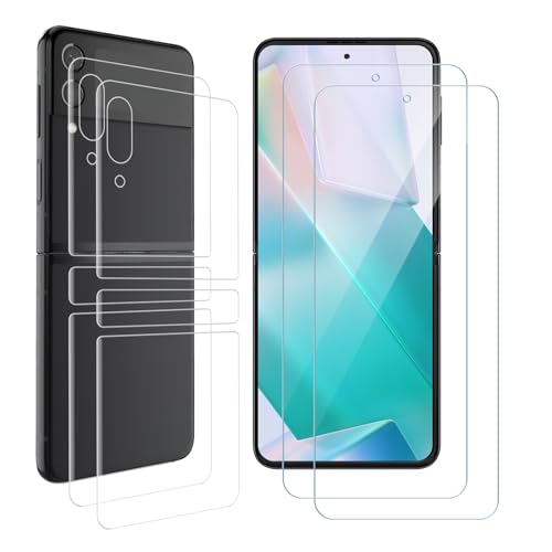 TPLTECH für Panzerglas für Samsung Galaxy Z Flip 3/Flip 4 5G Schutzfolie, 2 Sätze Kratzfest Flexible TPU für Samsung Z Flip 3 Schutzglas, Weich HD Klar Displayfolie für Galaxy Flip 4 Displayschutz von TPLTECH