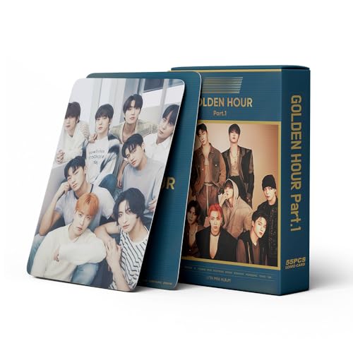 Kpop Ateez Lomo Cards 55 Stück Ateez Album Lomo Karten Ateez Merch Photocards Set Kpop Ateez Fotokarten Geschenk für Fans von TPNI