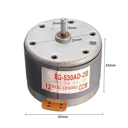EG-530AD-2B Round Spindle electronic starter DC12V 2400RPM Recorder electronic starter For CD DVD Player von TPQZQAUEC