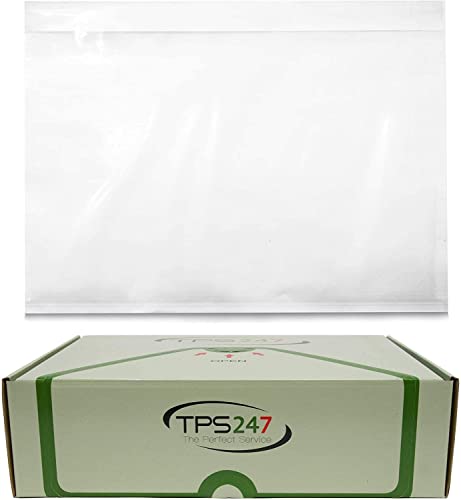 TPS247 Lieferscheintaschen (5000 Stück) - Dokumenttaschen DIN C5 für A5 transparent selbstklebend von TPS247