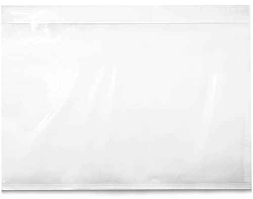 TPS247 Lieferscheintaschen - Dokumenttaschen DIN C4 EXTRA STRONG für A4 transparent selbstklebend (100) von TPS247