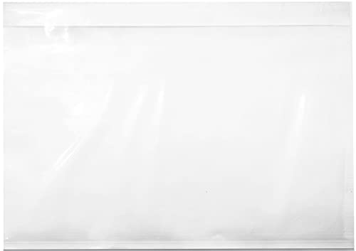 TPS247 Lieferscheintaschen - Dokumenttaschen DIN C4 EXTRA STRONG für A4 transparent selbstklebend (15) von TPS247