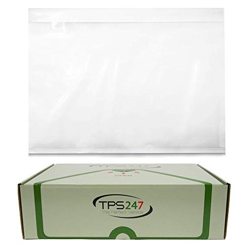 TPS247 Lieferscheintaschen (180 Stück) - Dokumenttaschen DIN C5 für A5 transparent selbstklebend von TPS247