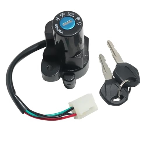 Motorrad Zündschloss Für Suzuki Für GSF400 Für GS500 Für GS500H Für GS500E Für GSX600 Für GSX750 Motorrad Zündschloss Schlüsselschloss Zündschalter von TPSOBRU