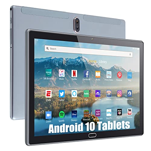 TPSPAD Android Tablet 25,4 cm (10 Zoll), HD-Tablets mit 2 GB RAM, 32 GB ROM, 2 MP + 5 MP Dual-Kamera, Quad-Core-Prozessor, WLAN, Bluetooth, Akku 5000 mAh von TPSPAD