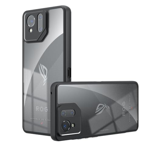 TQLGY Matte Hülle für Asus ROG Phone 9 / Phone 9 Pro 6.78 Zoll, stoßfest, militärischer Fallschutz, Frosted Translucent Skin-Touch Hard Back Slim Phone Cover, Transparent TQLGY Matte Hülle für Asus ROG Phone 9 / Phone 9 Pro 6.78 Zoll, stoßfest, militärischer Fallschutz, Frosted Translucent Skin-Touch Hard Back Slim Phone Cover, Transparent von TQLGY