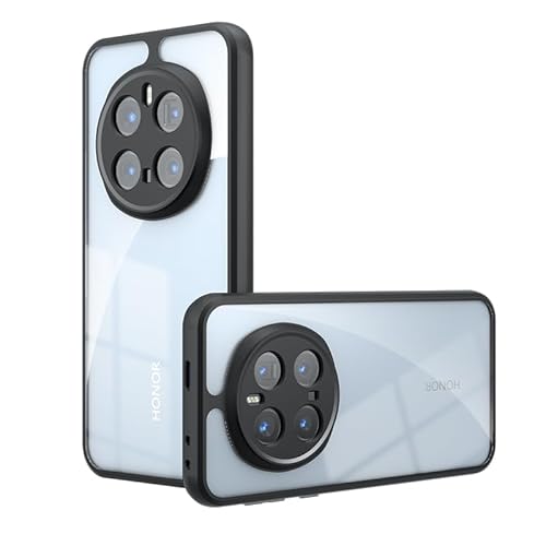 TQLGY Matte Hülle für Honor Magic7 Pro 17,7 cm (6,8 Zoll), stoßfest, militärischer Fallschutz, mattiert, durchscheinend, Skin-Touch, harte Rückseite, schlanke Handyhülle, transparent von TQLGY