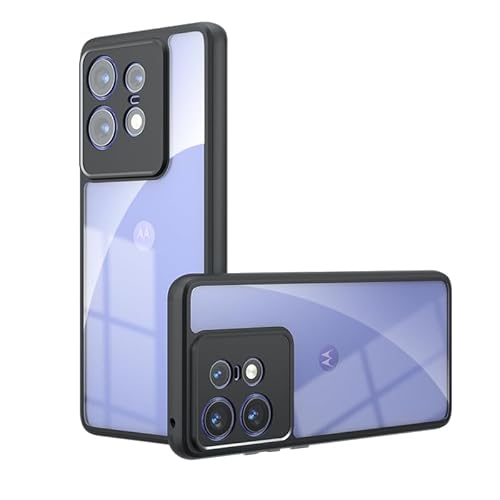 TQLGY Matte Hülle für Motorola Edge 50 Pro 6,7 Zoll, stoßfest, militärischer Fallschutz, mattiert, durchscheinend, Skin-Touch, harte Rückseite, schlanke Handyhülle, transparent TQLGY Matte Hülle für Motorola Edge 50 Pro 6,7 Zoll, stoßfest, militärischer Fallschutz, mattiert, durchscheinend, Skin-Touch, harte Rückseite, schlanke Handyhülle, transparent von TQLGY