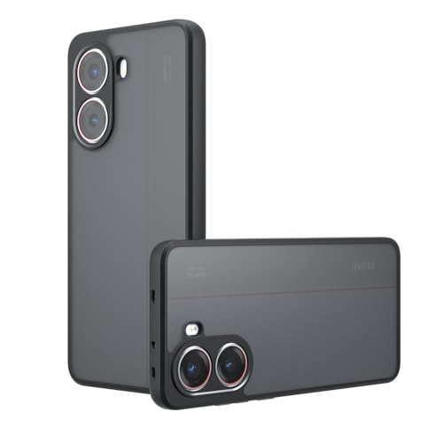 TQLGY Matte Hülle für Xiaomi Poco X7 Pro 6,67 Zoll, stoßfest, militärischer Fallschutz, mattiert, durchscheinend, Skin-Touch, harte Rückseite, schlanke Handyhülle, Schwarz TQLGY Matte Hülle für Xiaomi Poco X7 Pro 6,67 Zoll, stoßfest, militärischer Fallschutz, mattiert, durchscheinend, Skin-Touch, harte Rückseite, schlanke Handyhülle, Schwarz von TQLGY