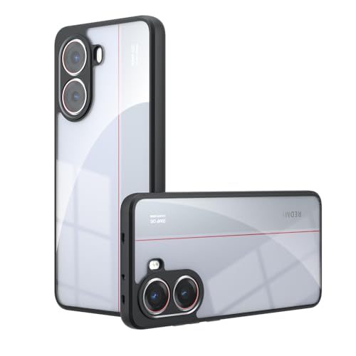 TQLGY Matte Hülle für Xiaomi Poco X7 Pro 6,67 Zoll, stoßfest, militärischer Fallschutz, mattiert, durchscheinend, Skin-Touch, harte Rückseite, schlanke Handyhülle, transparent TQLGY Matte Hülle für Xiaomi Poco X7 Pro 6,67 Zoll, stoßfest, militärischer Fallschutz, mattiert, durchscheinend, Skin-Touch, harte Rückseite, schlanke Handyhülle, transparent von TQLGY