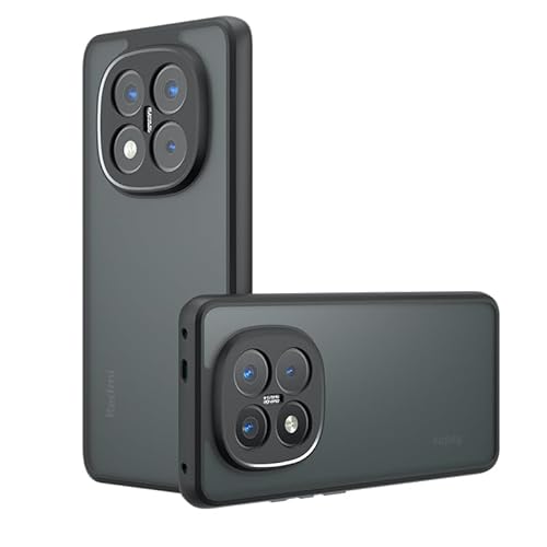TQLGY Matte Hülle für Xiaomi Redmi Note 14 Pro+ / 14 Pro Plus 5G 16.9 cm, stoßfest, Fallschutz in Militärqualität, mattiert, durchscheinend, Skin-Touch, harte Rückseite, schlanke Handyhülle, Schwarz TQLGY Matte Hülle für Xiaomi Redmi Note 14 Pro+ / 14 Pro Plus 5G 16.9 cm, stoßfest, Fallschutz in Militärqualität, mattiert, durchscheinend, Skin-Touch, harte Rückseite, schlanke Handyhülle, Schwarz von TQLGY
