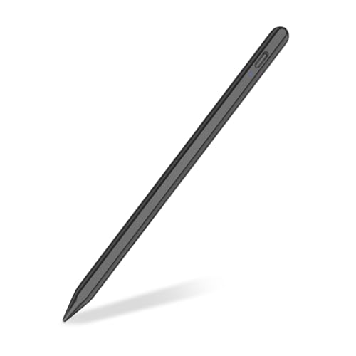 TQQ Stift für Apple iPad(2018-2024), Hochpräziser Pencil mit Palm Ablehnung, Kompatibel mit iPad Pro M4, Air M2, Pro 13''/12,9''/11'',10/9/8/7/6 Gen, Mini 6/5, Air 5/4/3 Gen von TQQ