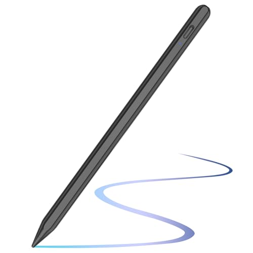 TQQ Stift für iPad 2018-2025, Schnellladefunktion, Palm-Ablehnung und Neigungssensitivität Pencil für Apple iPad Air 7/6/5/4/3, i-Pad 11-6, i-Pad Pro M4/M3/M2/12.9", Mini 5/6 von TQQ