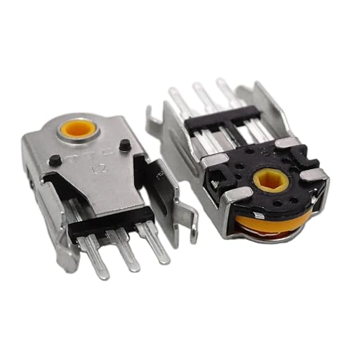 TQUXNGA Maus-Encoder, 12 mm, für glatte und genaue Gold/Grün/staubdichte Goldkerne, 2 Stück von TQUXNGA