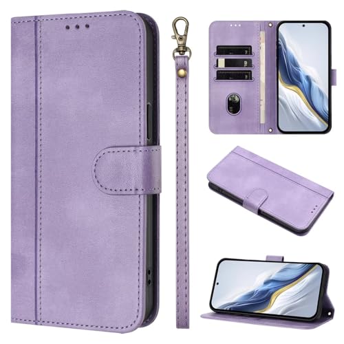 TQmchun Handyhülle für iPhone 11 Pro Max klapphülle,Vintage Magnetisch Flip Case -with [Kartenfach] [Ständer] Schutzhülle Lederhülle - Lila von TQmchun