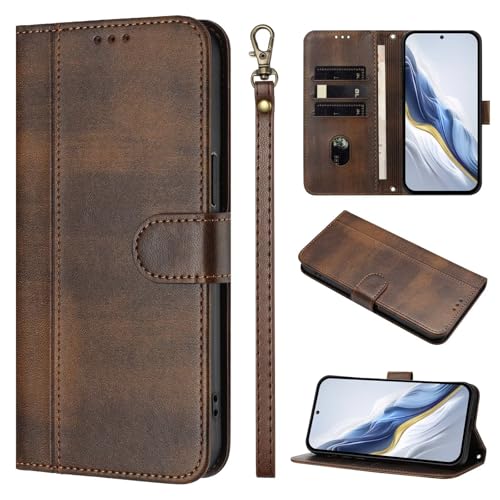 TQmchun Handyhülle für iPhone 11 klapphülle,Vintage Magnetisch Flip Case -with [Kartenfach] [Ständer] Schutzhülle Lederhülle - Braun von TQmchun