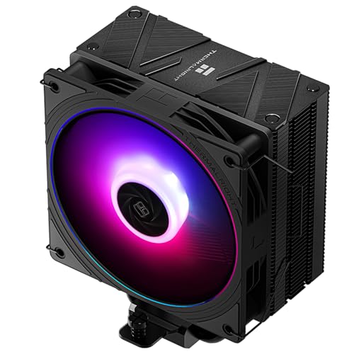 TR Assassin Spirit 120 EVO Schwarz CPU-Kühler, 120 mm PWM Quiet Fan ARGB CPU Air Cooler, AGHP 4th Technology, unterstützt Intel lga1700/1150/1151/1200, AMD AM4 AM5, Goldkühler von TR