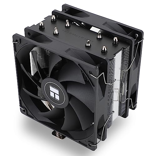 TR -Assassin X 120R SE Plus CPU-Kühler, 4 × 6 mm Heatpipes, 1550 U/min Geschwindigkeit, 120 mm PWM, leiser Lüfter CPU-Kühler mit S-FDB-Kugellager, für AMD AM4 AM5/Intel 1700/1150/1151/1200 von TR