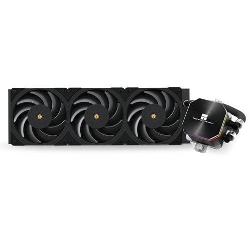 TR Frozen Edge 360 Black CPU-Flüssigkeitswasserkühler mit 120mm PWM Lüfter, 360 Grad Kaltreihe Spezifikation Schwarz, AMD/AM4/AM5, Intel LGA1700/1150/1151/1200/2011 von TR