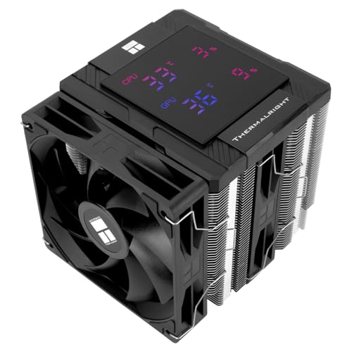 TR Peerless Assassin 120 Digital Black CPU-Luftkühler, digitale Bildschirmoberseite, CPU-Kühler für Computer mit 6 Heatpipes, für AM4/AM5, Intel LGA1700/1851/1150/1151/1200 TR Peerless Assassin 120 Digital Black CPU-Luftkühler, digitale Bildschirmoberseite, CPU-Kühler für Computer mit 6 Heatpipes, für AM4/AM5, Intel LGA1700/1851/1150/1151/1200 von TR