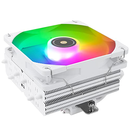 TR SI-100 WHITE ARGB CPU, 6×6mm Heatpipes, CPU Kühler mit leisem PWM Lüfter 120mm mit S-FDB V2.0 Lager, AGHP 3.0 Technologie, für AMD AM4 AM5/Intel 1150/1151/1200/1700/2066 TR SI-100 WHITE ARGB CPU, 6×6mm Heatpipes, CPU Kühler mit leisem PWM Lüfter 120mm mit S-FDB V2.0 Lager, AGHP 3.0 Technologie, für AMD AM4 AM5/Intel 1150/1151/1200/1700/2066 von TR