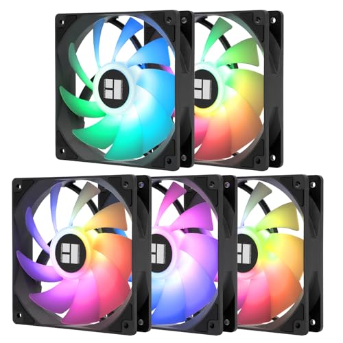 TR TL-C12C-S X5 CPU Air Fan 120 mm ARGB Case Cooler Fan, CPU Lüfter 12v, leiser PWM Computerlüfter mit S-FDB-Lager, Geschwindigkeitskühlung bis zu 1550 U/min TR TL-C12C-S X5 CPU Air Fan 120 mm ARGB Case Cooler Fan, CPU Lüfter 12v, leiser PWM Computerlüfter mit S-FDB-Lager, Geschwindigkeitskühlung bis zu 1550 U/min von TR