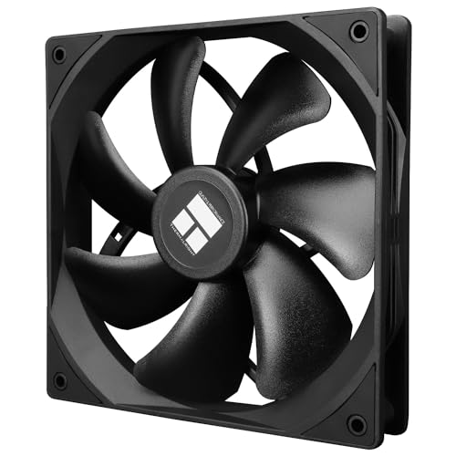 TR -TL-C14C CPU-Lüfter, S-FDB-Lagergehäuselüfter mit 4-PWM-Steuerung, geräuscharmer PC-Ventilator, 140 mm Computer-Gehäuselüfter, CPU-Kühler, Schwarz (TL-C14C) von TR