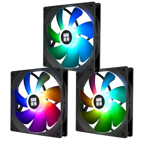 TR -TL-C14C-S X3 140 mm leiser Lüfter, schwarzer Compurter-Lüfter, CPU-Kühler mit 1500 U/min Hochgeschwindigkeit, 4-poliger PWM-Anschluss, 3 Packungen von TR
