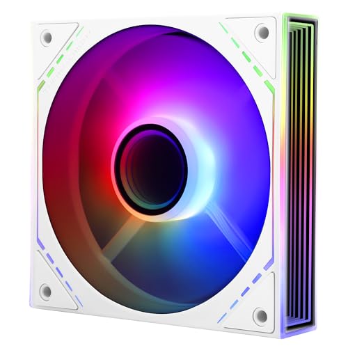 TR -TL-M12W-S CPU-Gehäuselüfter, 120 mm Lüfter mit ARGB-Spiegellichteffekt, 4-poliger PWM leiser Computer-Kühler, für CPU-Flüssigkeitskühler und CPU-Luftkühler, leiser CPU-PC-ARGB-Lüfter (weiß) TR -TL-M12W-S CPU-Gehäuselüfter, 120 mm Lüfter mit ARGB-Spiegellichteffekt, 4-poliger PWM leiser Computer-Kühler, für CPU-Flüssigkeitskühler und CPU-Luftkühler, leiser CPU-PC-ARGB-Lüfter (weiß) von TR