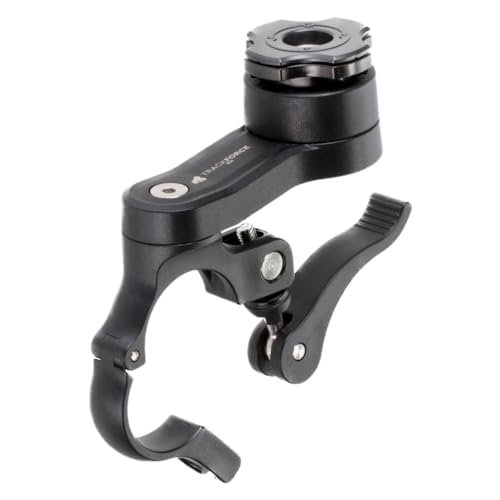 TRACKFORCE EH - Fahrrad-Handyhalterung/Motorrad-Handyhalterung mit Vibrationsdämpfer | kompatibel mit jedem Lenker | beiliegende Case für Smartphones | 360° rotierbar (nur Halterung) von TRACKFORCE EH