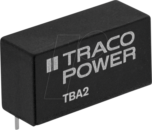 TBA 2-0522 - DC/DC-Wandler TBA 2, 2 W, 12 V, 80 mA, SIL-7 von TRACO