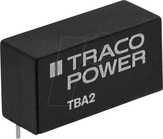TBA 2-1223 - DC/DC-Wandler TBA 2, 2 W, 15 V, 65 mA, SIL-7 von TRACO