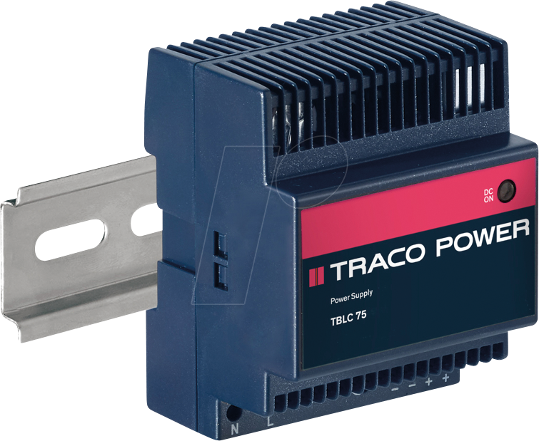 TBLC 75-112 - Schaltnetzteil, Hutschiene, 72 W, 12 V, 6 A von TRACO