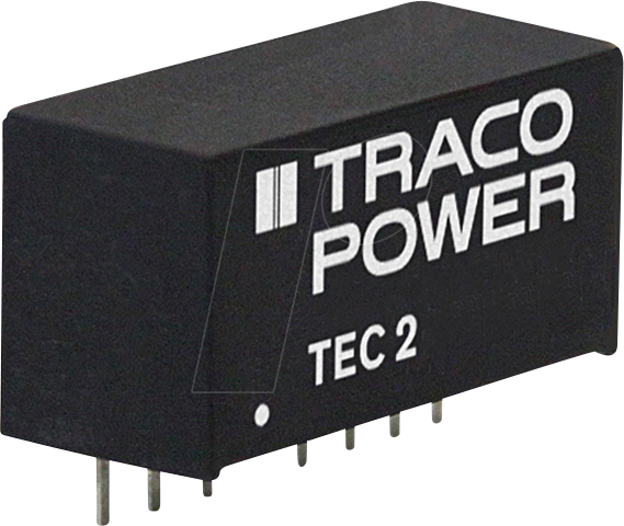 TEC 2-1211 - DC/DC-Wandler TEC 2, 2 W, 9-18/5,0 VDC, SIL-8 von TRACO